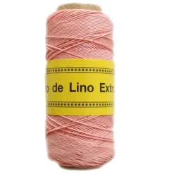 Bobina Lino Encerado 3 cabos Rosa 180m Bisutería|Macramé