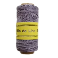 New Bobina Lino Encerado 3 cabos Lila 180m Macramé|Bisutería
