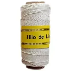 Hot Bobina Lino Encerado 3 cabos Blanco 180m Macramé|Bisutería