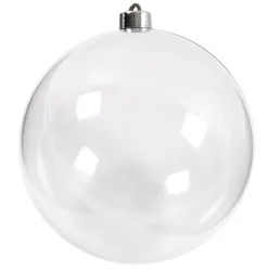 Sale Bola de Navidad Transparente 14cm Porexpán, Celulosa Y Plástico
