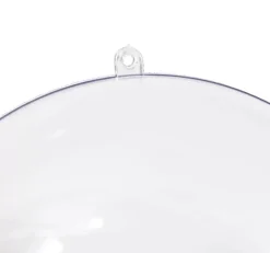 Discount Bola de Navidad Transparente 16cm Porexpán, Celulosa Y Plástico