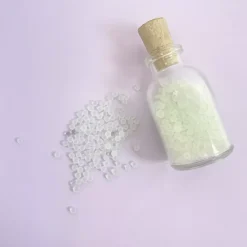 New Bolas de cristal blancas 3mm Bisutería