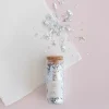Outlet Botella de Cristal 3gr con Copos Silver Flakes Wax it Doraduras