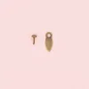 Online Brads y Botones de Giro Bronce Vintage Telas, Sedas Y Fieltro