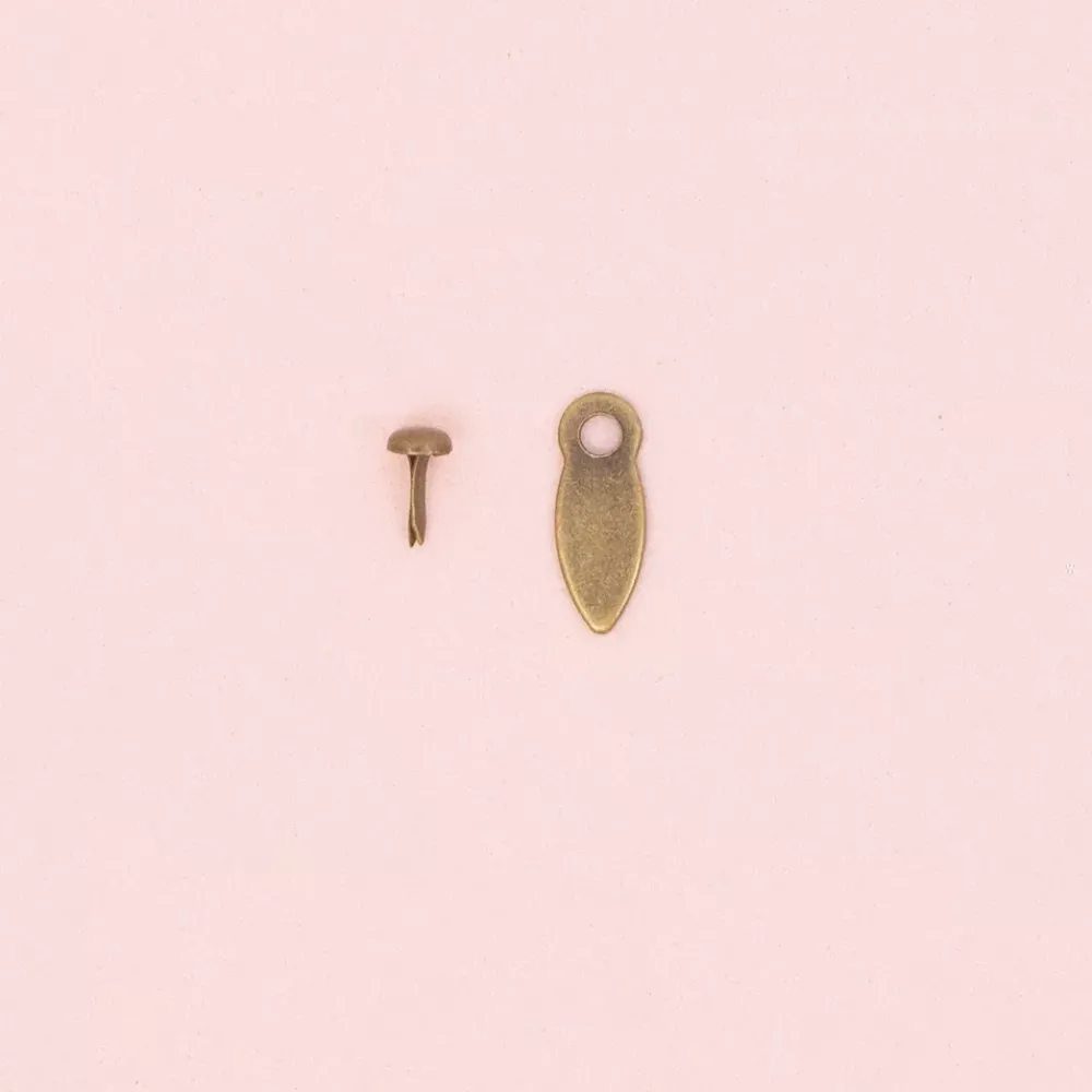 Online Brads y Botones de Giro Bronce Vintage Telas, Sedas Y Fieltro