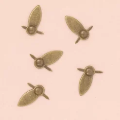 Online Brads y Botones de Giro Bronce Vintage Telas, Sedas Y Fieltro