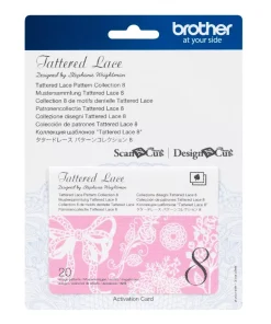 Best ScanNCut DX Colección de patrones Tattered Lace Nº 8 Brother