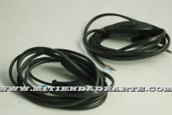 Discount Cable, Interruptor y Enchufe negro Lámparas