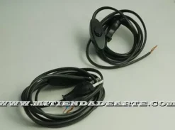 Discount Cable, Interruptor y Enchufe negro Lámparas