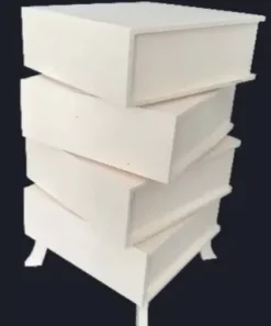 Sale Caja 4 cajones desmontables 23x23x38cm Maderas