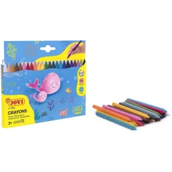 Sale Caja 24 ceras Large Easy Grip Niños Niños Y Regalos