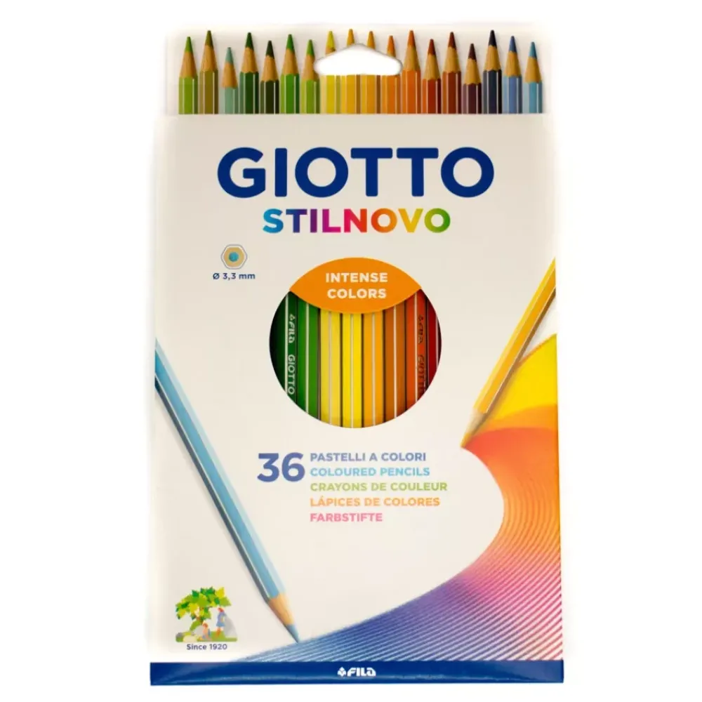 Sale Caja 36 Lápices de Colores Stilnovo Niños Niños Y Regalos