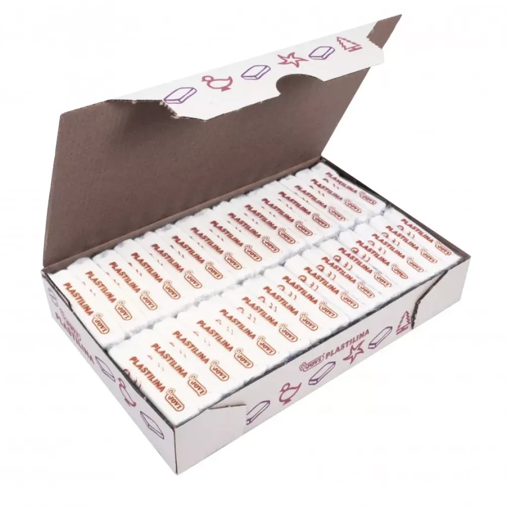 Discount Caja 30 Pastillas de Plastilinas Blanco 50gr Niños Niños Y Regalos|Pastas Moldeables