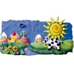Outlet Caja 10 Pastillas de Plastilina Colores Surtidos 50gr Niños Niños Y Regalos