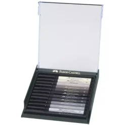 Online Caja 12 rotuladores Tonos grises Pitt Artist Pen Brush Rotuladores