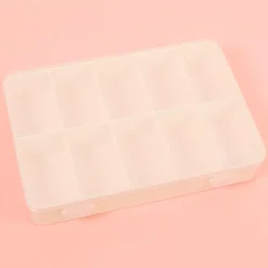 Sale Caja Con 10 Compartimentos Blanca Organización