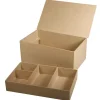 Sale Caja con compartimento interior de papel maché Organización|Cartón Y Papel Maché