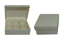 Sale Caja con ondas para infusiones Organización|Maderas