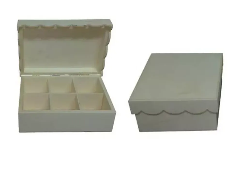 Sale Caja con ondas para infusiones Organización|Maderas