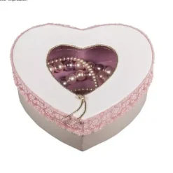Clearance Caja Corazón con Ventana de Papel Maché Niños Niños Y Regalos|Cartón Y Papel Maché
