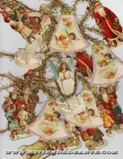 New Caja Cromos alemanes Navidad caja metálica Navidad