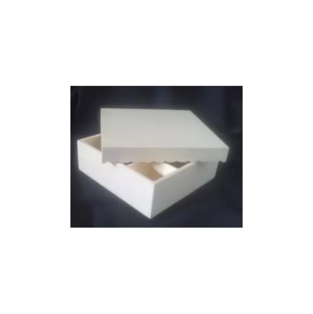 Hot Caja cuadrada con divisores de madera Maderas