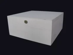 Discount Caja cuadrada de chopo Organización|Maderas