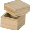 Caja Cuadrada de Madera 5x5cm Maderas