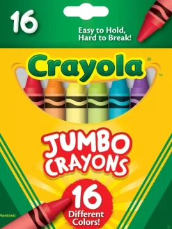New Caja de 16 Jumbo Crayons Niños Niños Y Regalos