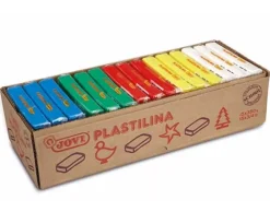 Outlet Caja de 15 Pastillas de Plastilinas Colores Básicos 50gr Niños Niños Y Regalos|Pastas Moldeables