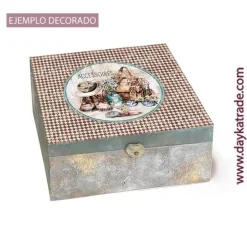 Clearance Caja de accesorios + Tela Prediseñada Dayka Organización