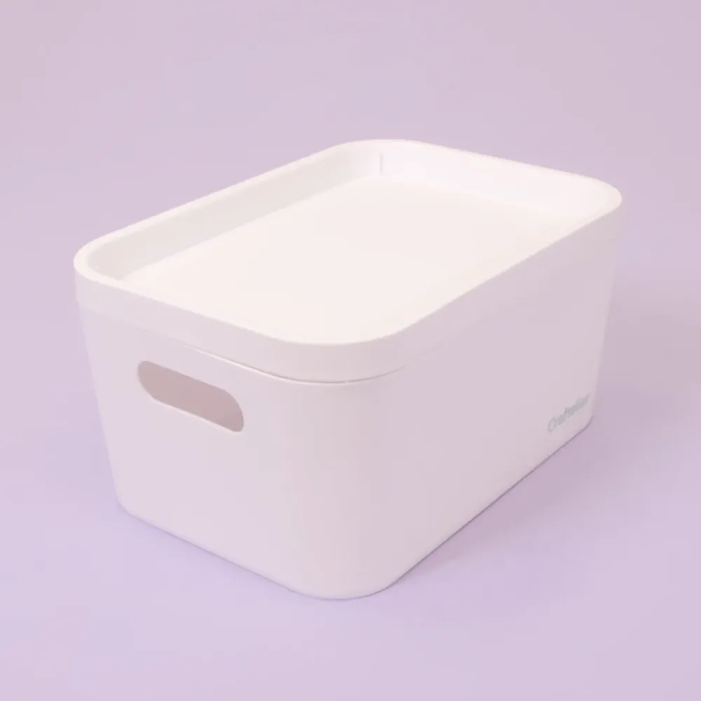 Sale Caja de almacenamiento apilable con tapa Organización
