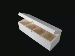 Hot Caja de almacenamiento de cinturones y corbatas de madera Organización