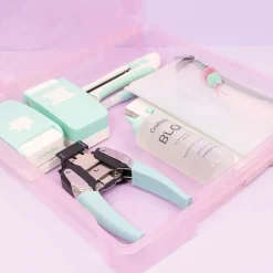 Outlet Caja de Almacenamiento Grande Rosa Organización