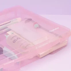 Outlet Caja de Almacenamiento Grande Rosa Organización