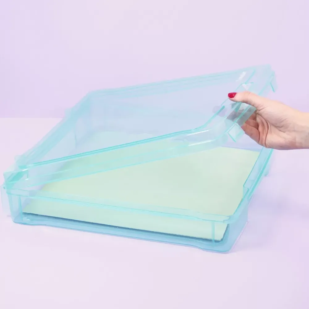 Sale Caja de Almacenamiento Grande Turquesa Organización