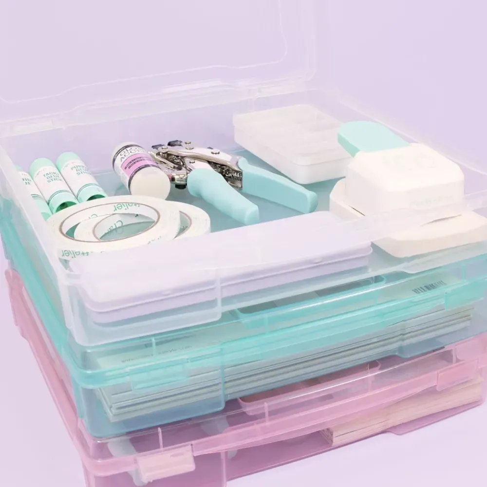 Sale Caja de Almacenamiento Grande Turquesa Organización