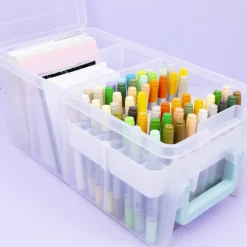 Online Caja de almacenamiento para tarjetas y rotuladores Organización