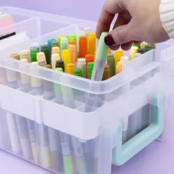 Online Caja de almacenamiento para tarjetas y rotuladores Organización