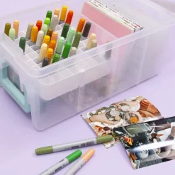 Online Caja de almacenamiento para tarjetas y rotuladores Organización