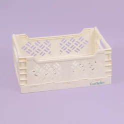 New Caja de almacenamiento plegable Grande Blanca Organización