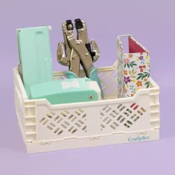 New Caja de almacenamiento plegable Grande Blanca Organización