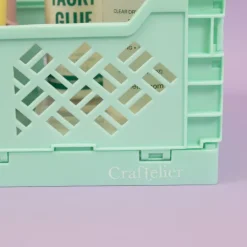 Sale Caja de almacenamiento plegable Grande Turquesa Organización