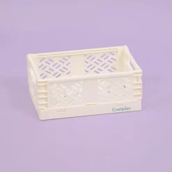 Outlet Caja de almacenamiento plegable Pequeña Blanca Organización