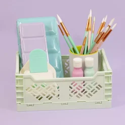 Discount Caja de almacenamiento plegable Grande Mint Organización