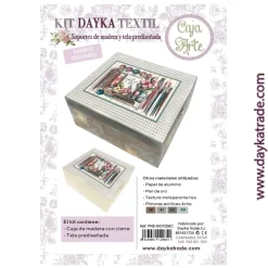 Clearance Caja de arte + Tela Prediseñada Dayka Organización