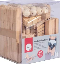 New Caja de Básicos de Madera Para Manualidades Maderas