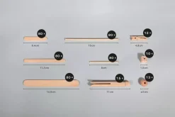 New Caja de Básicos de Madera Para Manualidades Maderas