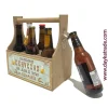 Caja de Cervezas de Madera con Abrebotellas + Tela Prediseñada Dayka Organización|Maderas