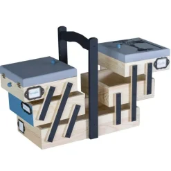 New Caja de costura de madera Maderas